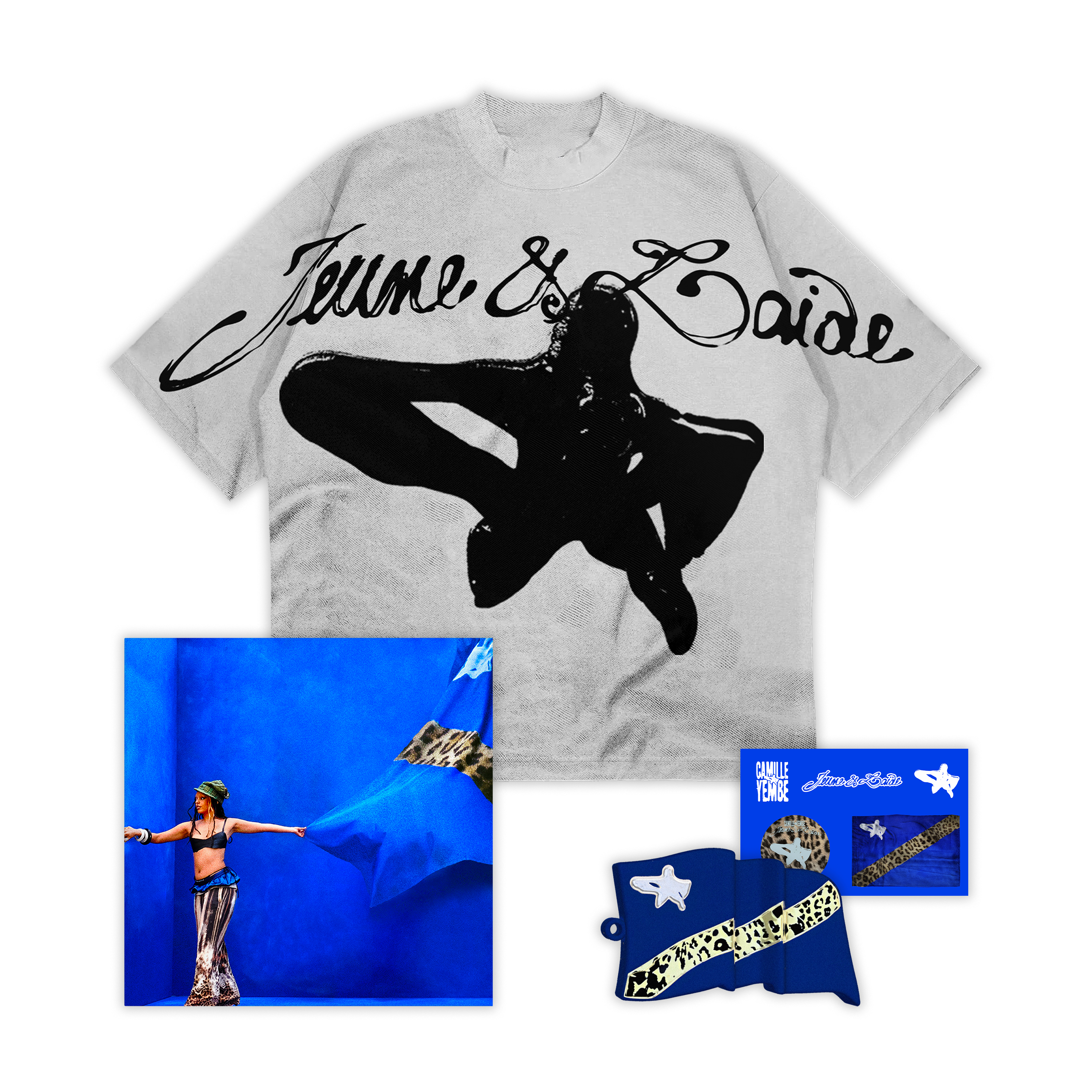 Vinyle + T-shirt + Clé USB “Jeune&Laide“