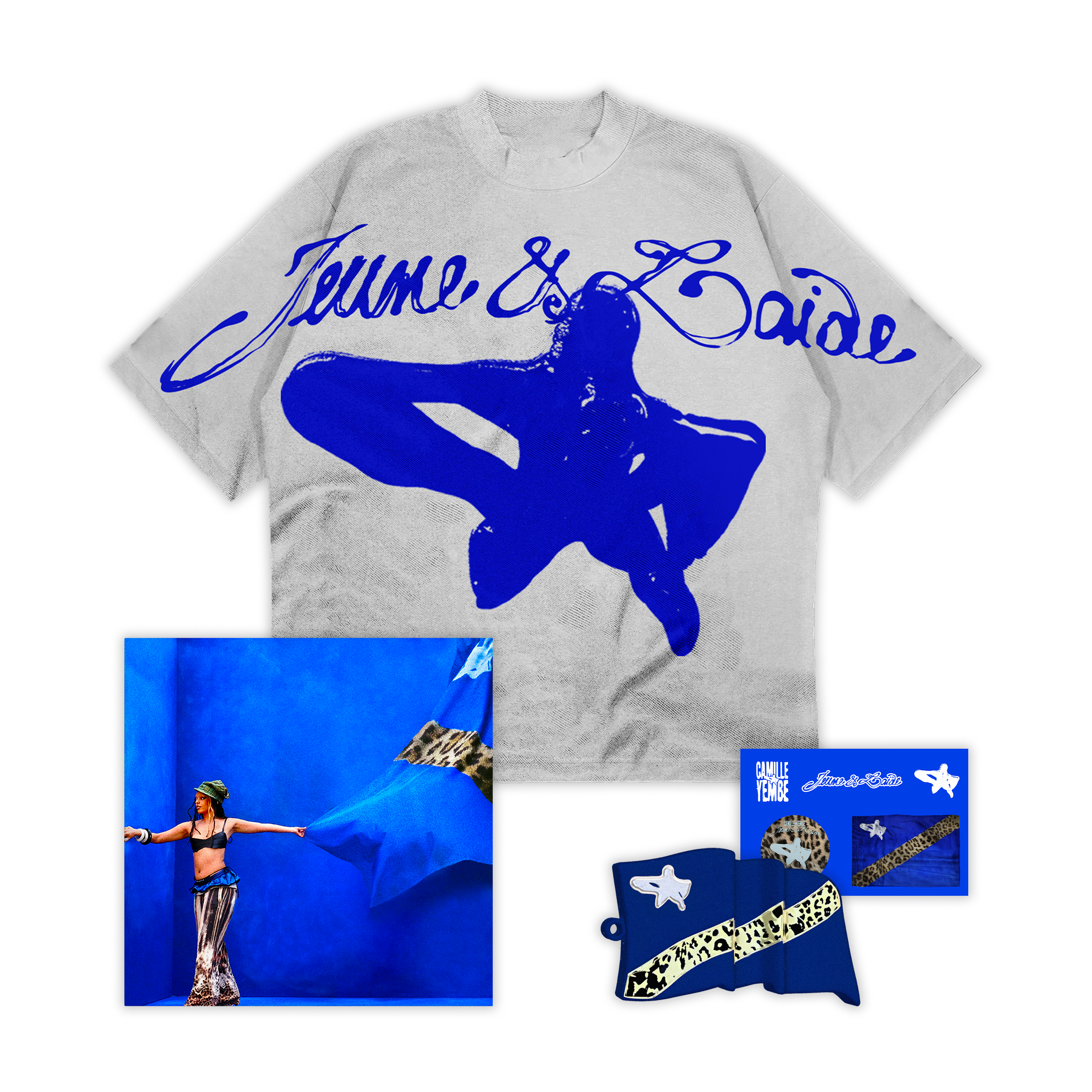Vinyle + T-shirt + Clé USB “Jeune&Laide“