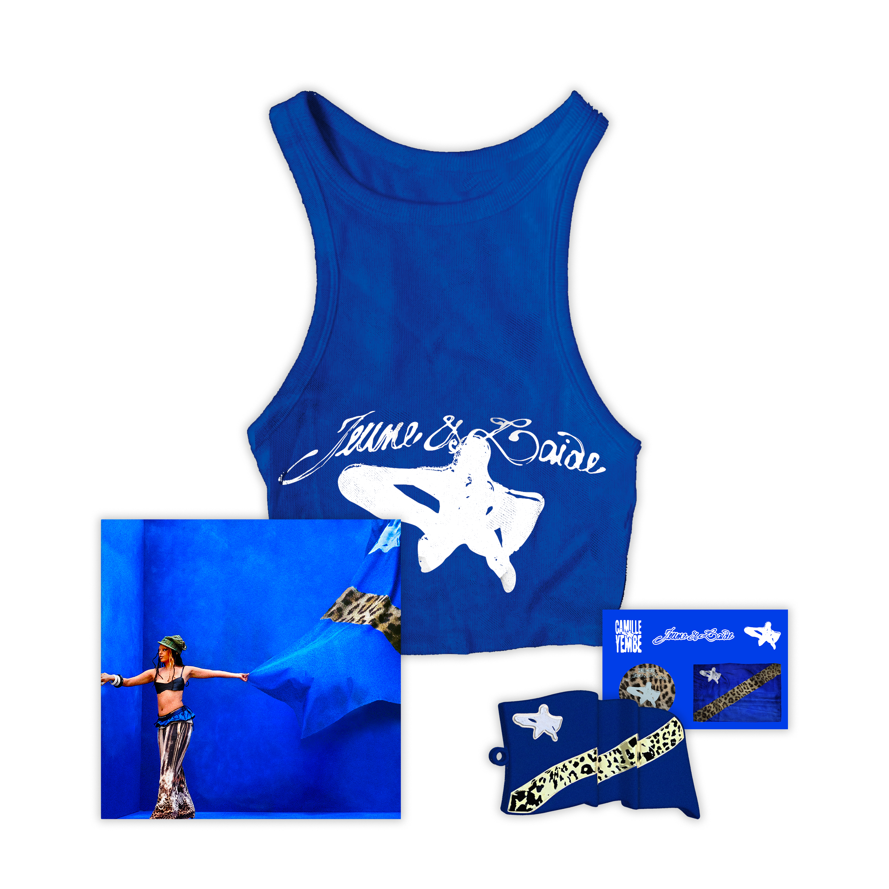 Vinyle + Crop top + Clé USB “Jeune&Laide“